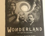 Wonderland Tv Series Print Ad Advertisement Michael Jai White Vintage TPA1 - £4.65 GBP