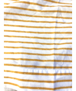Target Sheets Twin XL Set White Orange Gold Stripe Pinstripe Room Essent... - $514.92 MXN