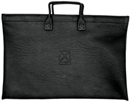Republic of Texas black leather ultra thin briefcase 16.5 x 11.5 inches - $17.73