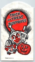 Trick Or Treat Halloween Candy Goodie Bag Surprises Clown Costumes JOL P... - £9.34 GBP