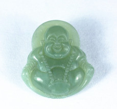 FREE SHIPPING Natural green jade prayer best Blessing Meditation Buddha ... - $25.99