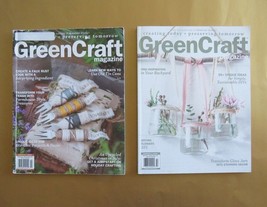 GreenCraft Magazine Lot of 2 Magazines Creating Today &amp; Preserving Tomorrow - £17.58 GBP