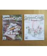 GreenCraft Magazine Lot of 2 Magazines Creating Today &amp; Preserving Tomorrow - £17.30 GBP