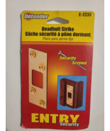 Defender Security Brass 1-1/4 In. Security Strike Plate E 2235  Gold Ano... - $112.14 MXN