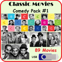 Classic Movies Comedy Pack 1 - over 90 Movies - £16.81 GBP