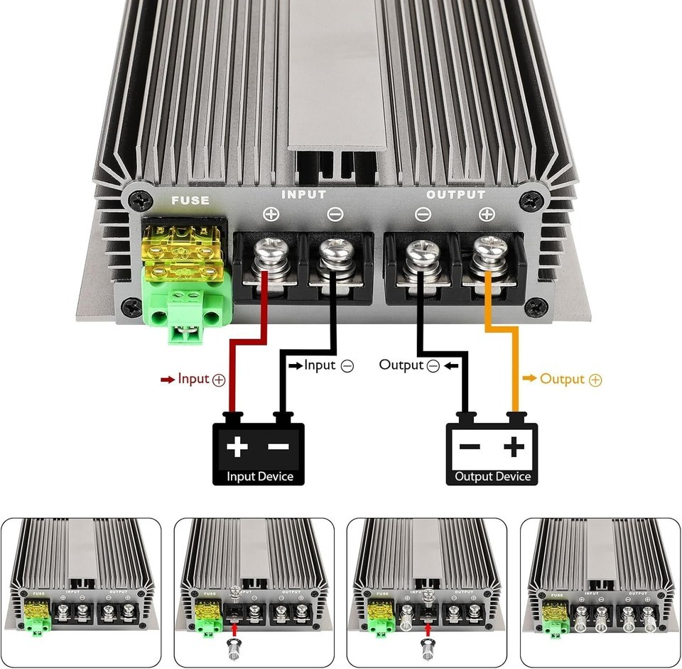 Efficient 600W High Power Buck Converter for 48V/60V/72V Systems - Easy Install Item image 7