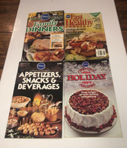 Pillsbury Family Dinners, Fast &amp; Healthy, Holiday Etc. 1980’s-1990’s Cook Books  - £5.57 GBP