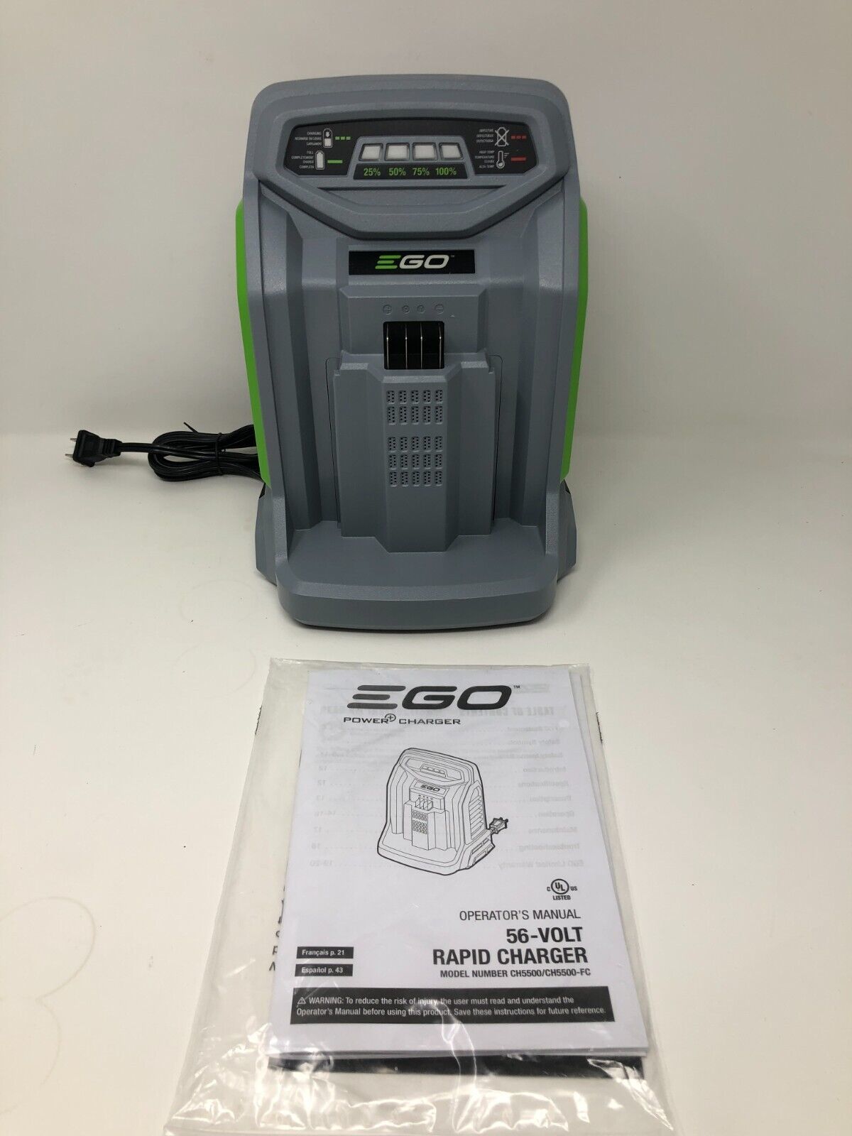 Ego Power+ Rapid Charger Model CH5500 - $75.00