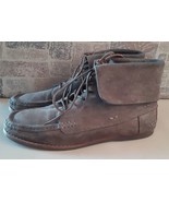 Frye Women&#39;s Size 8 Quincy Booties Grey Suede Chukka Boots U7 - $55.52 CAD