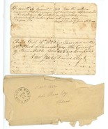 1820 early hand written deed fragment Knowles Orleans MA Plymouth County - £11.00 GBP