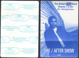 The Robert Cray Band OTTO Cloth Backstage After Show Pass from the 1993/... - £5.43 GBP