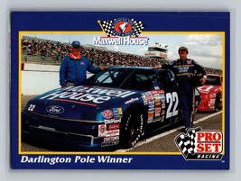 Sterling Marlin w/Car #30 1992 Pro Set Maxwell House Junior Johnson &amp; Associates - £1.59 GBP