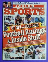 August 1987 Inside Sports NFL and College Football Ratings Issue Magazine - £3.93 GBP