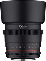 For Canon Rf, Rokinon 85Mm T1.5 High Speed Full Frame Cine Dsx Lens. - $427.92