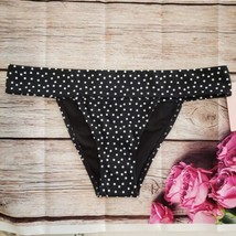 VICTORIA&#39;S SECRET Brazilian Swim Bottom Medium M Pelosa Black Polka Dot ... - $24.99