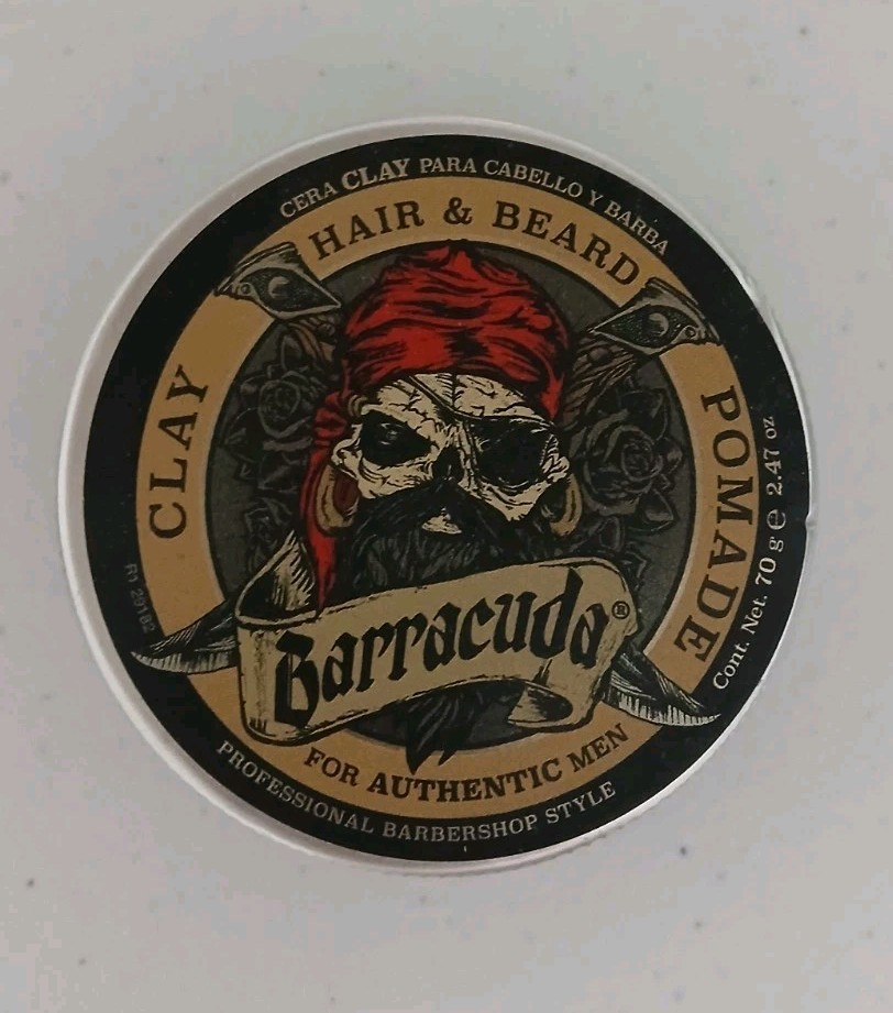 BARRACUDA CLAY HAIR AND BEARD POMADE  - 70g - FREE SHIPPING - $21.77