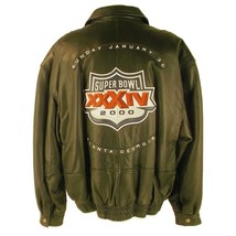 Nfl St Louis Rams Super Bowl Leather Bomber Jacket 15289 - £281.30 GBP