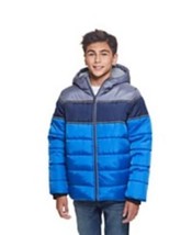 CALVIN KLEIN Little Boys Colorblocked Tapped Bubble Jacket - $55.17