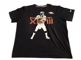 Nike Nfl Super Bowl Xlviii Denver Broncos Peyton Manning T Shirt Mens Xxl - £14.18 GBP