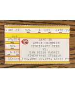 Cincinnati Reds San Diego Padres 1991 Ticket Stub Barry Larkin HR Tony G... - £7.48 GBP