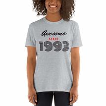 Awesome Since 1993 T-Shirt 28th Birthday Gifts Funny 28 Year Bday Sport Grey - £15.41 GBP+