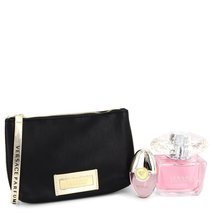 Versace Bright Crystal Perfume 3.0 Oz Eau De Toilette 3 Pcs Gift Set image 5