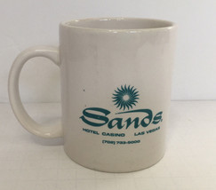 vintage Sands hotel casino Las Vegas graphics  coffee cup mug travel sou... - £11.63 GBP