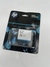 Hp #62 Color Ink Cartridge 62 C2P06AN New Genuine Combine Shipping - £7.50 GBP