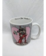 Vintage Amy Wulfing Love Ya Babe Valentines Day Mug - £18.56 GBP