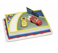 Cars 3 Cake Topper Lightning McQueen Ahead of the Curve Disney Pixar DecoPac  - $9.99