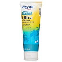 Equate Ultra Protection Sunscreen Lotion, SPF 70, 8 fl oz.. - £15.81 GBP