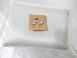 Dogeared1.25 c.t.tw. Recycle 925 SS Cubic Zirconia Stud Earrings B2040 $42 - $18.23