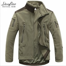 Men  clothing autumn winter fleece army jacket soft hunt clothing  men soft  sty - £88.00 GBP