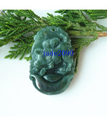 Free Shipping -  jadeite jade ox , Elegant Natural green ox jadeite jade charm P - £15.65 GBP