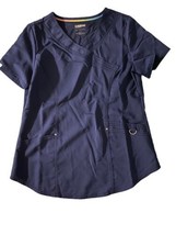 Scrubstar Women&#39;s Antimicrobial Premium Ultimate Mock Wrap Scrub Top Ind... - $15.83