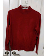 Men&#39;s MURANO Wine Red Mock neck Sweater Medium NWOT NEW Modern Performance - $29.00