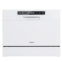 Compact Countertop Dishwasher with 6 Place Settings and 5 Washing Progra... - £311.91 GBP