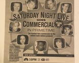Saturday Night Live Goes Commercial Print Ad Chris Rock Will Farrell Far... - $5.93