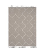 Ivory Trellis Rug: 4x6 Indoor/Outdoor Area Rug - $70.99
