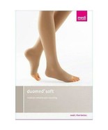 Duomed Soft Class 3 25-35 mmHg Below Knee Open Toe Beige XL - £23.25 GBP