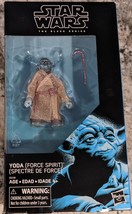 Yoda Force Spirit Ghost Star Wars Black Series 6&quot; Inch Last Jedi Action Figure - £19.94 GBP