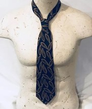 Men’s Tie Necktiie 100% Silk Dillard’s Stonehenge Paisley Floral Warm Color - $10.20