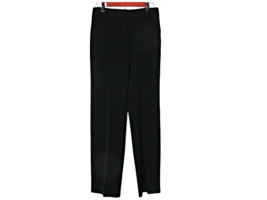 Max Studio Womens Black on Black Pin Striped Career Dress Pants Pockets ... - £10.58 GBP