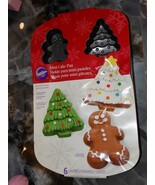 Wilton Mini Cake Non-Stick Gingerbread/Christmas Tree Pan NEW - €15,68 EUR
