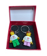 Valentines Personalised keyring, Create your own. Minifigure, Gift Box S... - $384.44 MXN