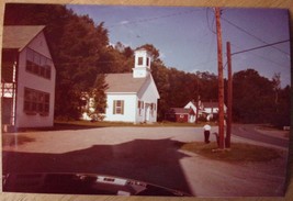 Vintage A Church On The Way To Mulberry Inn In Vermont 1984 Color Photo - £1.60 GBP