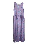 Perfashion Girls Dress Size 14-16 Purple Unicorn Rainbows Sleeveless Poc... - £14.80 GBP