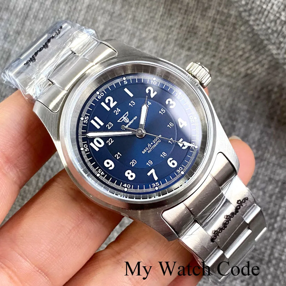 200m Waterproof Field Watches NH35 PT5000 Movement 36mm Lady Men Steel S... - $144.03