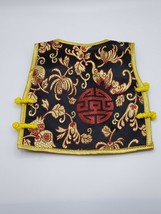 Japan apron vest, handmade wine bottle cover with nice oriental design, rare - £6.32 GBP