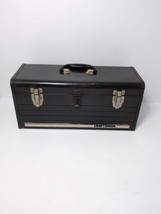 Vintage Sears Craftsman Metal Tool Box 20x9x8 With Red Interior Tray - £31.51 GBP